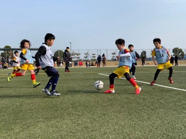 福岡県中間市のギラヴァンツ北九州サッカースクール 希望ヶ丘校