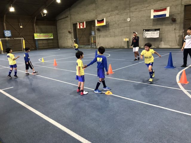 東京都町田市の南町田インドア球'S倶楽部 Jr.サッカースクール