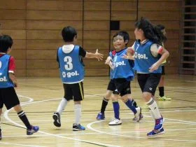 元日本代表 松永章監修サッカー教室の活動風景